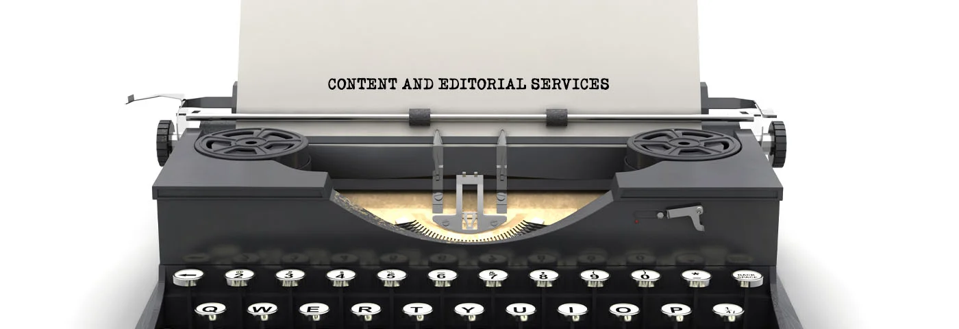 Content and Editorial Services Header